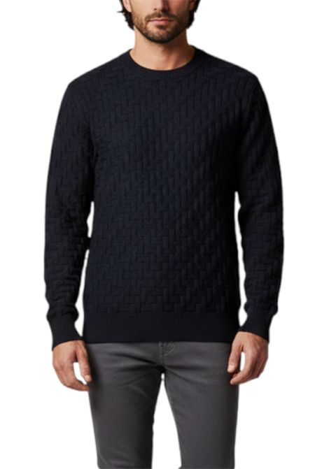 Crew neck jumper with relief detailing MASQ | sweaters | M5625 6510900